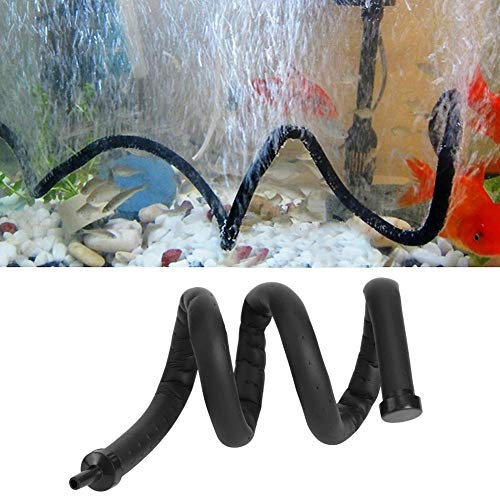 Aquarium Air Bubble Bar Kunststoff biegsame Wand Luftverteiler Aquarium Air Stone Bubble Release Sauerstoff Diffusor Bar(60cm)
