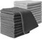 NatureMark 20er Spar-Pack Frottier Gästetücher, 30 x 50 cm, 100% Baumwolle, Silber/Anthrazit