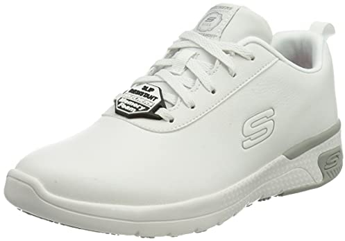Skechers Marsing Gmina, Zapatillas Mujer, White, 40 EU