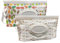 ULVBABI Portable Wet Wipe Pouch Dispenser (2 Pack), Reusable Baby Diaper Disposal Bags, Refillable Personal Travel Clutch Dispenser Holder | Keeps Wet Wipes Moist (Leaf & Arrow Pattern)