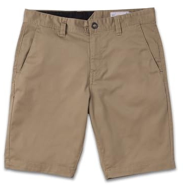 Volcom Frickin Modern Stretch Chino Shorts Khaki 2 38 10