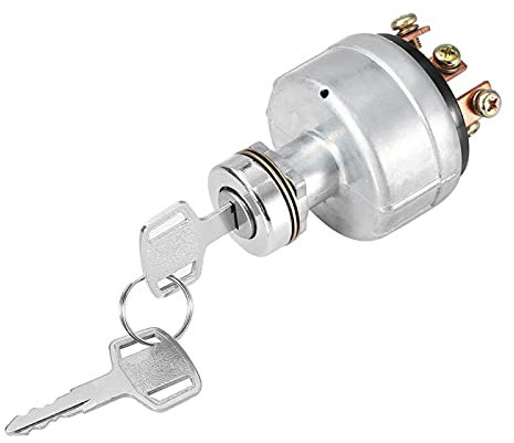 Interrupteur D'allumage, Pour Kobelco SK200-3 SK200-5 SK120-5 Interrupteur de Démarrage avec 6 Bornes Digger 2 Clés Pour Voiture, Moto, Tracteur, Chariot élévateur, Camion, Scooter, Remorque, Agricol