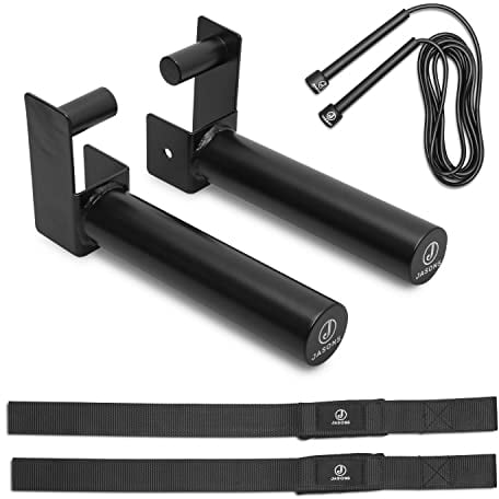 JASONS Weight Plates Holder | Extended 9 Olympic Weight Holder Rack for Plates | 2 Inch Attachment Accessories Power Rack Weight Holder with Jump Rope and Lifting Straps