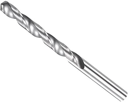 CoCud Solid Carbide Drill Bits, 4.3mm Diameter, K35 Tungsten Carbide Straight Shank Twist Drill Bits - (Applications: for Stainless Steel Alloy), 1-Piece