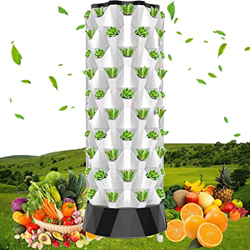 CGLYYDS Hydroponic System,64 Pflanzenstandorte 8 Schichten Aquaponik-Wachssystem,erdloser Anbau,Soilless-Kultivierung Gemüsepflanze Wachsen Kit
