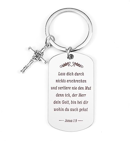 Hightopup Christliche Geschenke Schlüsselanhänger Bible Mutmacher Geschenk Firmung Geschenke Mädchen Konfirmation Geschenk Junge Kommuniom Geschenke Spirituelle Geschenke Geschenke zur Firmung