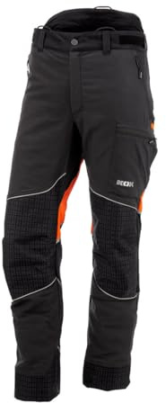 KOX Schnittschutzhose Performance Anthrazit/Orange Größe 58 | Typ A