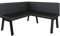 FURNISTAR Eckbank Akiko Metal A - Eckbankgruppe für Ihrem Esszimmer, Küche modern, Sitzecke, Essecke. Perfekt für Küche, Büro und Rezeption. Solide und Starke Verarbeitung. (130x130-Soft11)