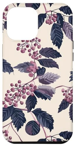 iPhone 14 Pro Max Elderberry Fruit Pattern Case