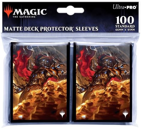 Ultra PRO - Magic: The Gathering Outlaws of Thunder Junction 100ct ChromaFuion Standard Size Card Sleeves Ft. Gonti, Protect & Store Your Gaming Cards, MTG Cards, Matte Finish Card Sleeves