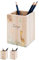 wunderwunsch® - Personalisierter Stiftehalter Kinder aus Holz - Kreativer und praktischer Schreibtisch-Organizer Kinder mit Namen - Perfektes Einschulung Geschenk und Geburtstag (Giraffe)
