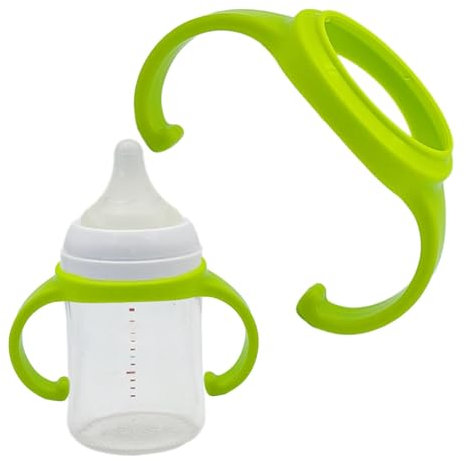 Joberio Mam Bottle Handles, 2 Hold My Bottle Handles, Non-Slip Baby Cup Handles, Baby Nursing Bottles Holders, Handle Grip for Wide Neck Bottles, Baby Bottle Handle for Feeding