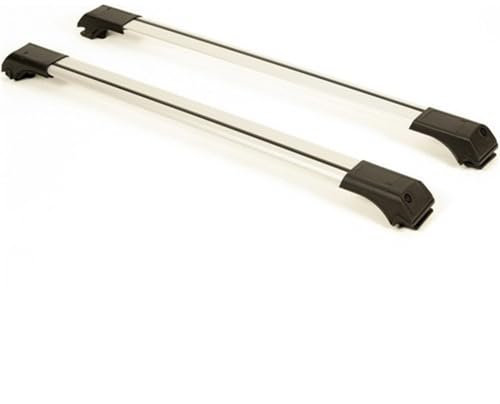 Relingträger Dachträger 2 Stück Für Dacia Für Duster MK2 2018 2019 2020 2021 2022 2023 Dachträger Querträger Seitenträger Kreuzschienen Gepäckhalter Dachträger Träger Dachträger Stangen(Farbe:Grey wit