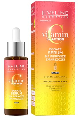 Eveline Cosmetics Vitamin C 3x Action Reichhaltiges Serum für die ersten Fältchen