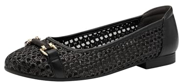 Tamaris Ballerina Damen Elegant schwarz,EU 39
