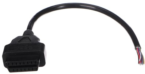 SIXTOL Mechanic Cable 27 | Cavo di prolunga OBD-II 16-Pin Femmina-Maschio con terminali a Cavo da 30 cm | Estensione Porta diagnostica