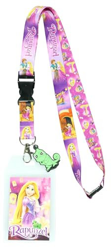 Disney Cordon porte-badge avec breloque Pascal en caoutchouc de 5,1 cm