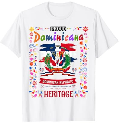 Republica Dominicana Kostüm-Ideen für Frauen in der Dominikanerin T-Shirt