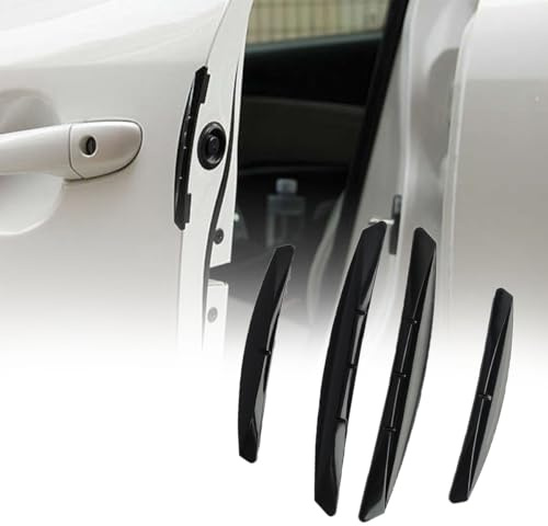 DALUJIE 4 Stück Autotür Kantenschutz für Dacia Sandero 2 Stepway 2016-2020, Gummi Türkantenschoner Aufkleber für Autotüre Antikollisions-Türschützer