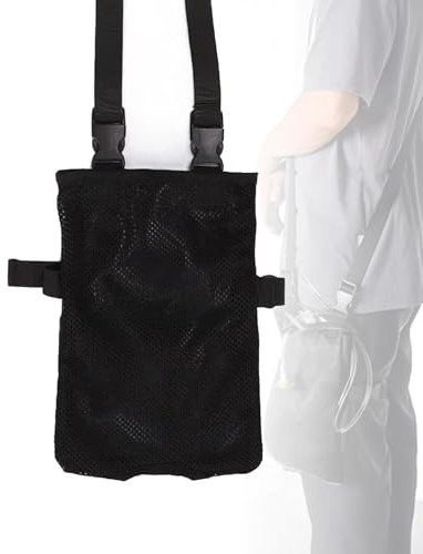 Biglumin Katheterbeutel - Urinflaschen mit halterung, Beinbeutel Halterung,Taschen für urinbeutel,Katheterbeutel mit Ventil, Urindrainagebeutelhalter, Verstellbarem Riemen und Unsichtbarem Schlitz.