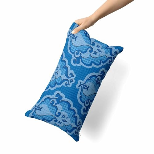 etérea Renforcé Bettwäsche 40x80 cm Kissenbezug Trisa Blau Bettbezug Set | 100% Baumwolle Renforcé · sanft-glatt & superweich · ganzjahres-geeignet · 60°C waschbar · MADE IN GREEN by OEKO-TEX