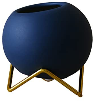 TOYANDONA Pot De Fleurs Céramique Rond Simple Et Décoratif pour Maison Et Élégante