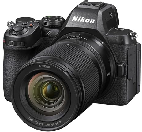 Nikon Z5II Kit Z 24-105 mm f/4-7.1 (Vollformat, 24.5MP, Sensor-Shift-Bildstabilisator (5 Achsen), Motiverkennung, 3D Tracking, kostenloser Cloudservice)