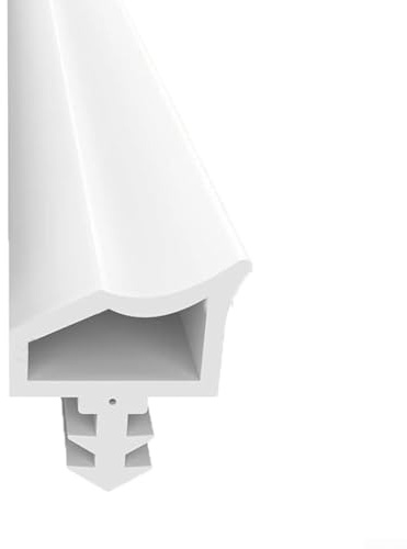 Joint de cadre de porte, 15 m x 10 mm, en caoutchouc blanc, pour isolation phonique et anti-humidité, installation de portes de maison et d'appartement