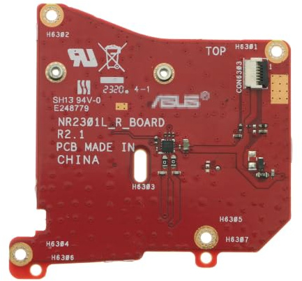 Wobeater Set di schede figlia controller levetta sinistra e destra per ASUS ROG Ally RC71L NR2301L 2023, 90NV0GY0-R10020 90NV0GY0-R10010, sostituzione della scheda joystick L/R (scheda destra)
