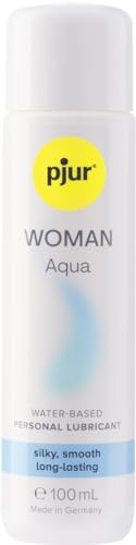 pjur WOMAN Aqua - Gleitgel auf Wasserbasis - spendet Feuchtigkeit & pflegt - ph-optimiert - Sanft zur Haut (100ml)