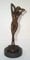 linoows Bronze-Skulptur, Erotische Bronze-Figur, Akt Figur Einer Jungen Frau Sign. Milo