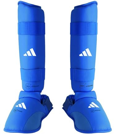 adidas Wkf Karate Shin and Removable Instep Pads Schienbein-und Ristpolster