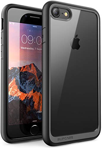SUPCASE iPhone SE 2020 Case / iPhone 7 Case / iPhone 8 Case, Unicorn Beetle Style Premium Hybrid Shockproof Hard Case (Black)