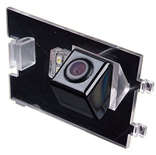 Dynavsal HD CCD Rückfahrkamera Wasserdicht Nachtsicht Auto Rückansicht Kamera Einparkhilfe Rückfahrsystem, Schwarz für Jeep Compass Wrangler Cherokee/Patriot/Grand Cherokee