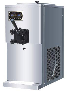 Kolice Commercial/Home use 220V Single Flavor Mini Slim countertop Soft ice Cream Machine,Yogurt Soft ice Cream Machine, Table top Soft ice Cream Machine,ice Cream Machine