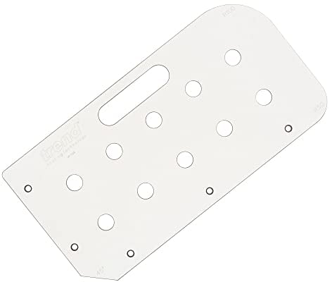 Trend Multifunktionale Tischfrässchablone, MFT-Stil Arbeitsplatten, kompatibel mit Tauchfräse, strapazierfähiges Material, Eckenradien und 45-Grad-Endschnitt, MFT/JIG