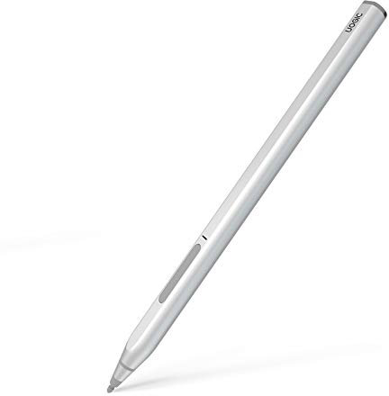 Uogic Pen for Microsoft Surface, Ink 581 Magnetic Stylus Pen, 4096 Pressure Sensitivity, Tilt & Palm Rejection, Flex & Soft HB Tip, Compatible with New Surface Pro 8 & Pro 7/Laptop Studio/Go 3/Duo 2