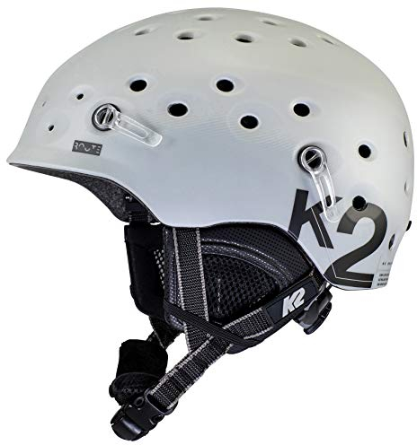 K2 Ski Damen Herren Unisex-Erwachsene Skihelm Route — Light Grey — S (51-55Cm) — 10E4103