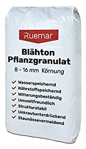 Blähton für Pflanzen Tongranulat 4-16 mm Körnung 50l Beutel Hydrokultursubstrat für Pflanzkästen Kübel Pflanztöpfe Drainagematerial Blähton 50l Sack