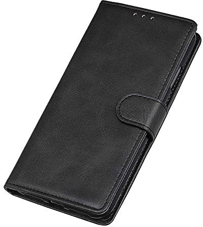 WEIOU Hülle für VIVO Y52 5G | Y72 5G, Premium TPU/PU Leder Klappbar Schutzhülle Tasche Handyhülle mit Standfunktion & Kartensteckplätzen, Schwarz