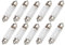 10x Long Life C5W 36 mm 12V SV8,5-8 Original Jurmann Trade langlebig Halogen Ersatz PKW Soffitte Lampe