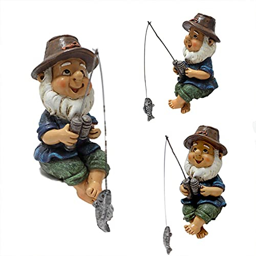 Gartenzwerg Ornamente - Lustig Gartendeko Wetterfest Garten Statuen Figur Gartenzwerge Statue Gartenfiguren Harz Gartenwichtel Für Märchen Gärten, Innen Außen Dekorationen