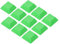 PATIKIL 1U Blank Keycaps, 10 Pack Universal PBT Keyboard Replacement Accessories for MX Mechanical Keyboard, Green