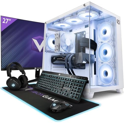 Vibox VIII-78 Gaming PC - 27 100Hz Monitor Bundle - Intel i7 9700KF Processor - Nvidia RTX 4080 Super 32GB Graphics Card - 32GB RAM - 2TB SSD - 700W PSU - Windows 11 - WiFi