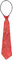 Balinco Pailetten Krawatte (Rot)