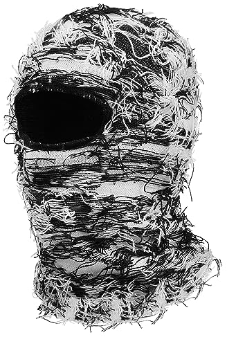 CLAPE Classics Urban Yeat Balaclava Sturmhaube Elastizität Gesichtsmaske Distressed Skimaske Winddichte Warm Motorradmaske