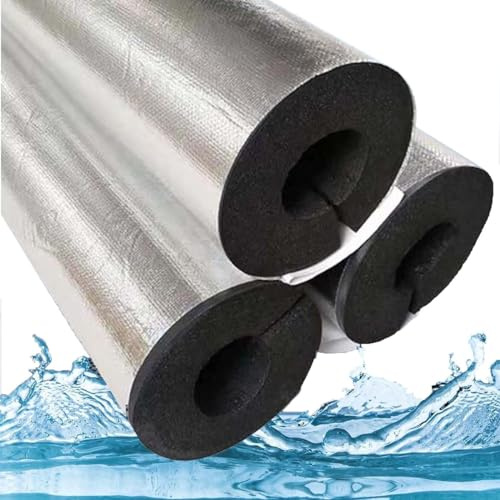 Isolation pour Tuyaux De Semi-Fendu 16mm 20mm 27mm 34mm 43mm 48mm Wrap De Protection De Tuyau d'eau Mousse Manchon D'isolation (Color : ID22mmxT30mmxL0.95m)