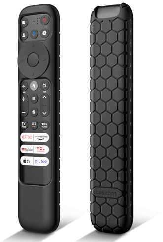 Fintie Cover Telecomando Compatibile con TCL Smart TV RC813 FMB1 / RC902V FMR1 / RC923, Custodia in Silicone per Telecomando TCL Q650G Q750G QM850G S450G S350G Serie