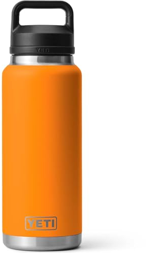 YETI Rambler Bottle Chug, Vacuum Insulated Stainless Steel Bottle with Chug Cap, King Crab, 36 oz (1065 ml)