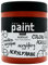 FeelMyPaint Acrylfarbe 500ml Rotes Oxid, Roter Ocker, Red ochre, Mars Red. Hochpigmentierte Farbe zum Malen auf Leinwand, Papier, Stoff, Holz, Glas, Keramik, Metall, Stein